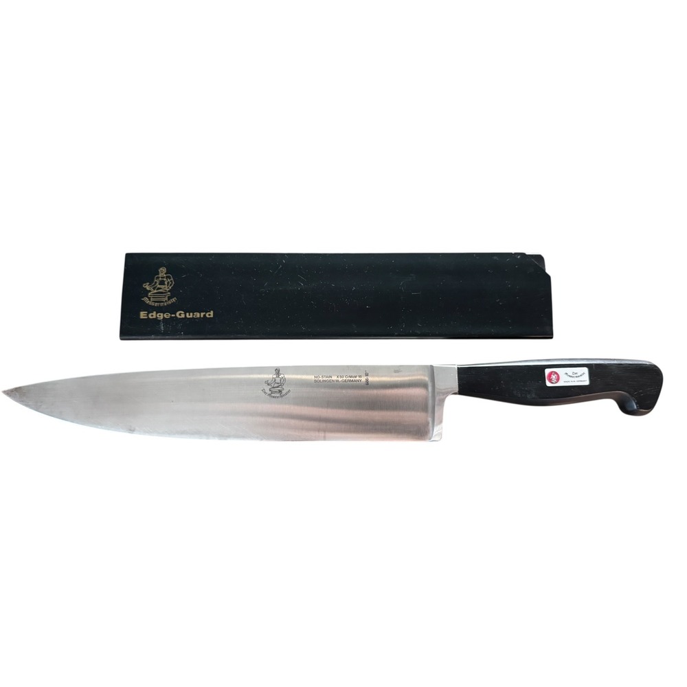 Messermeister 10 inch Chef Knife 686-10 Solingen Germany X50 CrMoV 15 with Guard